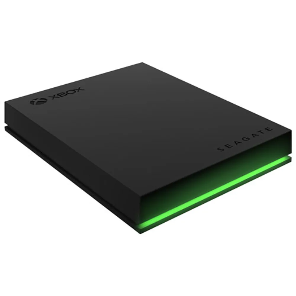 Disque dur externe portatif USB 3.0 2 To certifié Xbox de Seagate avec barre DEL verte (STKX2000400)