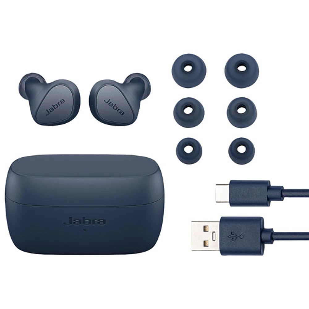 Jabra Elite 3 In-Ear Sound Isolating True Wireless Earbuds - Navy