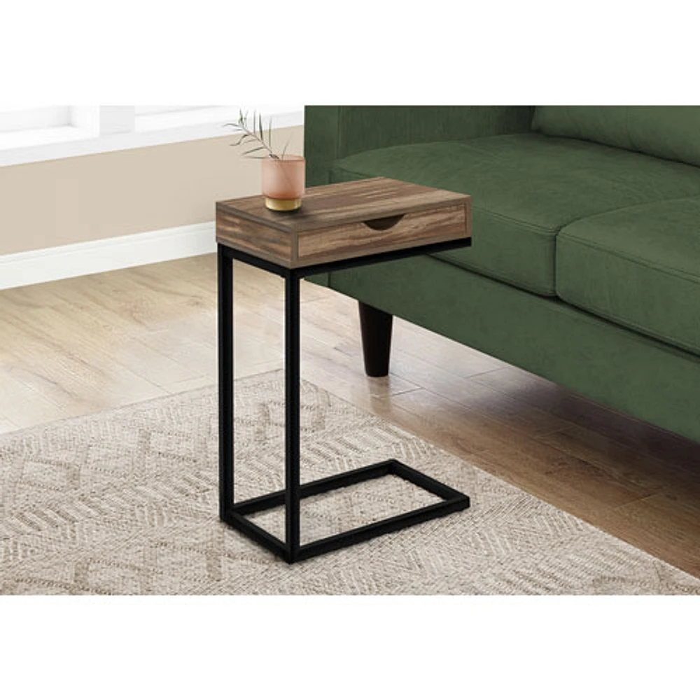 Table d'appoint rectangulaire contemporaine de Monarch