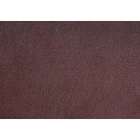 Pouf rond en tissu à pattes effilées de Monarch - Prune/Doré