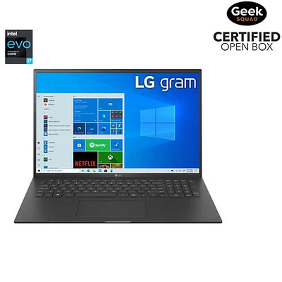 Open Box - LG Gram 17" Laptop - Black (Intel Evo Core i7-1165G7/1TB SSD/16GB RAM) -En -Only at Best Buy