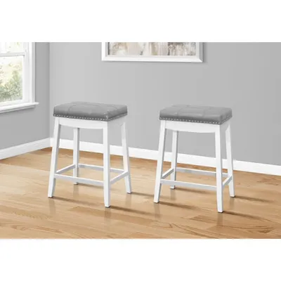 Monarch Traditional Counter Height Barstool - Set of 2