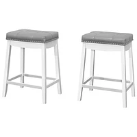 Monarch Traditional Counter Height Barstool - Set of 2