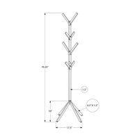 Monarch Modern 70" Metal Coat Rack