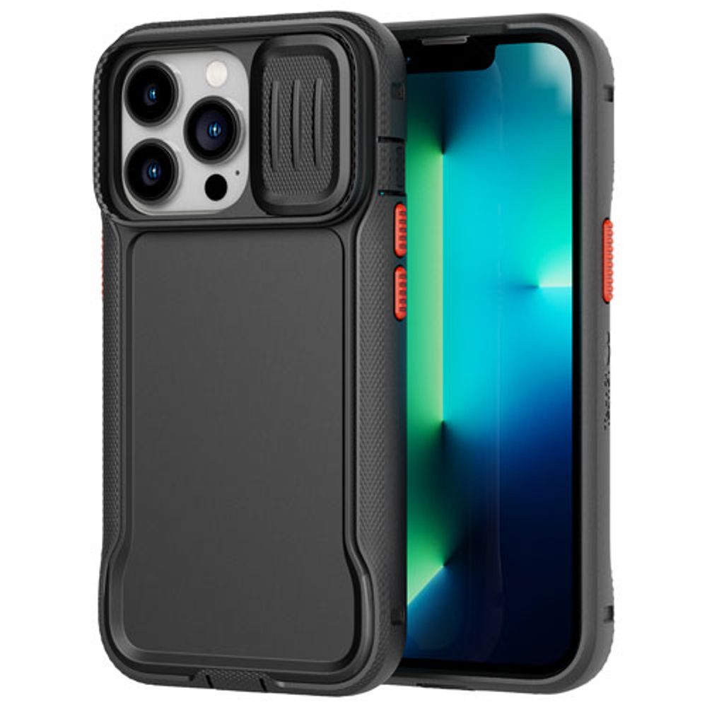 tech21 Evo Luxe Max Hard Shell Case with Holster for iPhone 13 Pro - Black