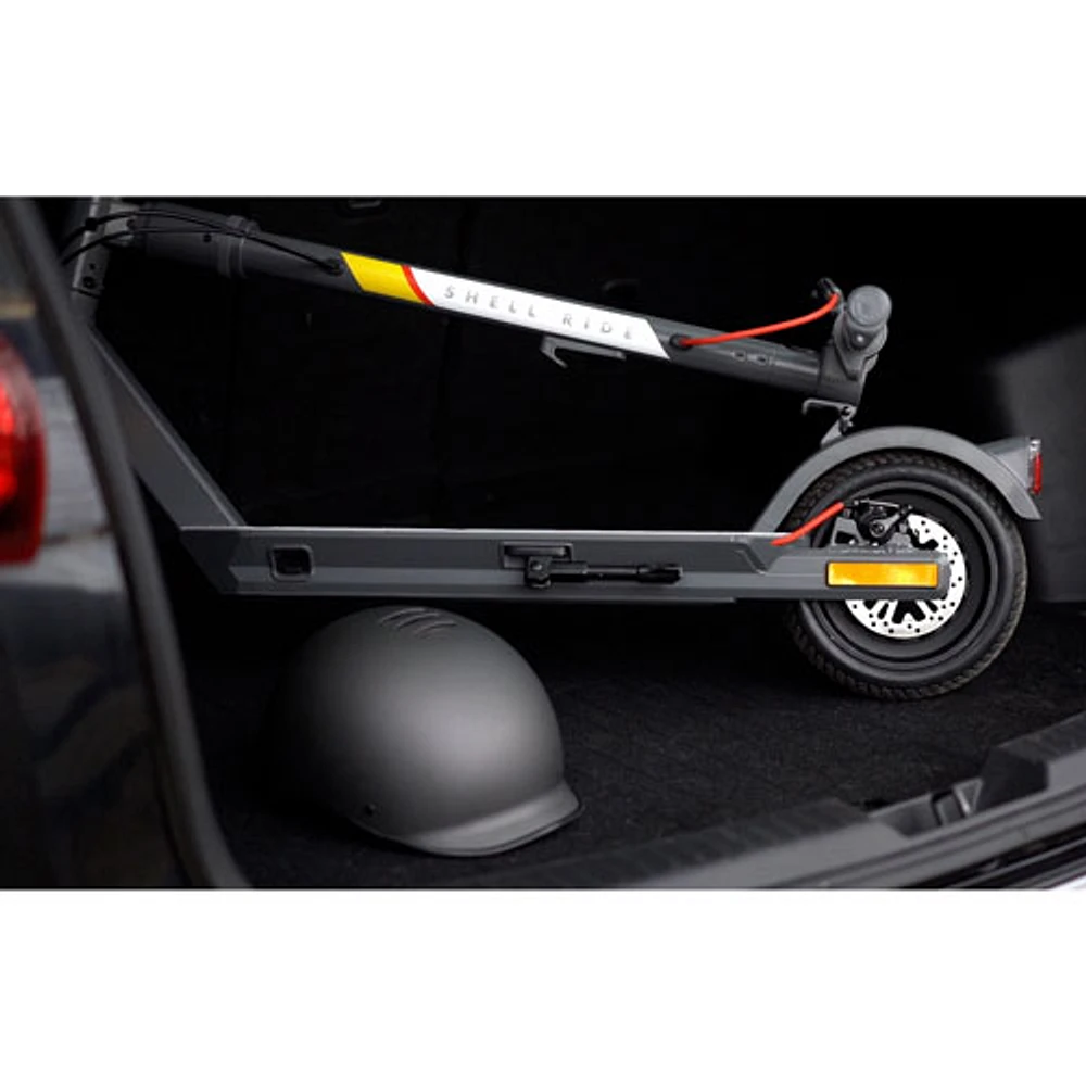 Shell Ride 5S Electric Scooter (350W Motor / 30km Range / 25km/h Top Speed) - Grey