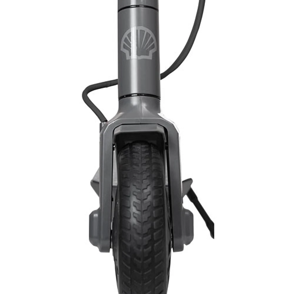 Shell Ride 5S Electric Scooter (350W Motor / 30km Range / 25km/h Top Speed) - Grey