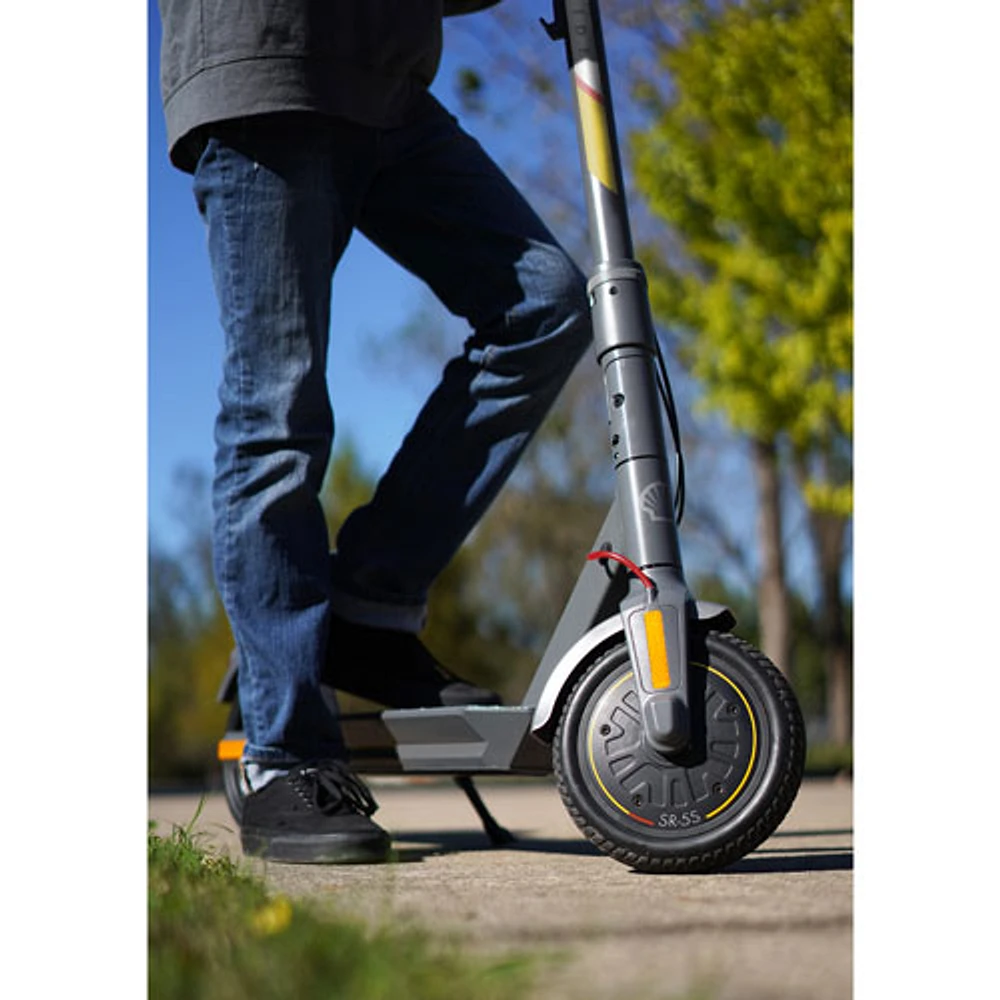 Shell Ride 5S Electric Scooter (350W Motor / 30km Range / 25km/h Top Speed) - Grey