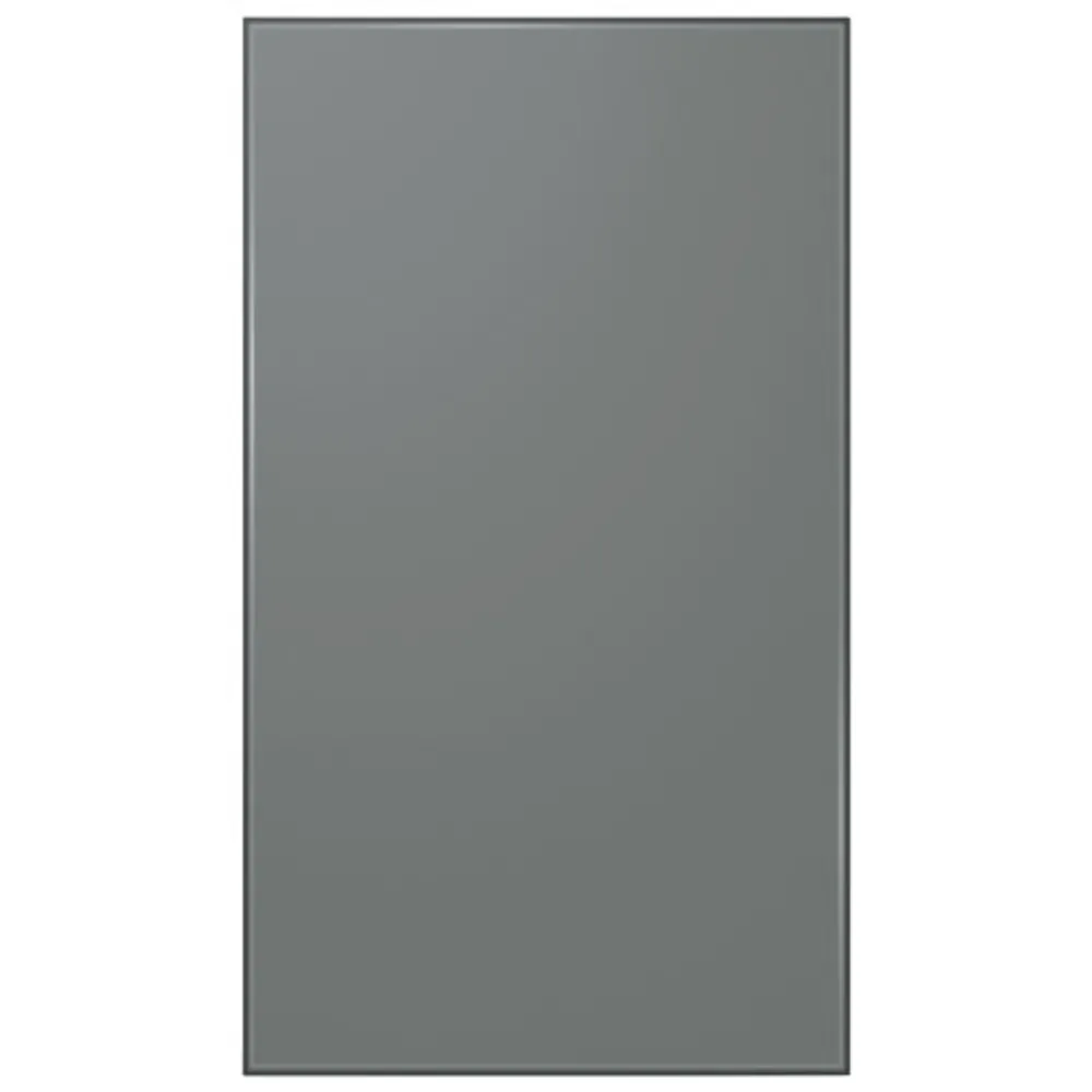 Panneau pour réfrigérateur à 4 portes polyvalent BESPOKE de Samsung - Panneau inférieur - Verre gris