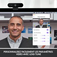 Logitech Brio 4K Pro Webcam with HDR & Noise-Cancelling Mics