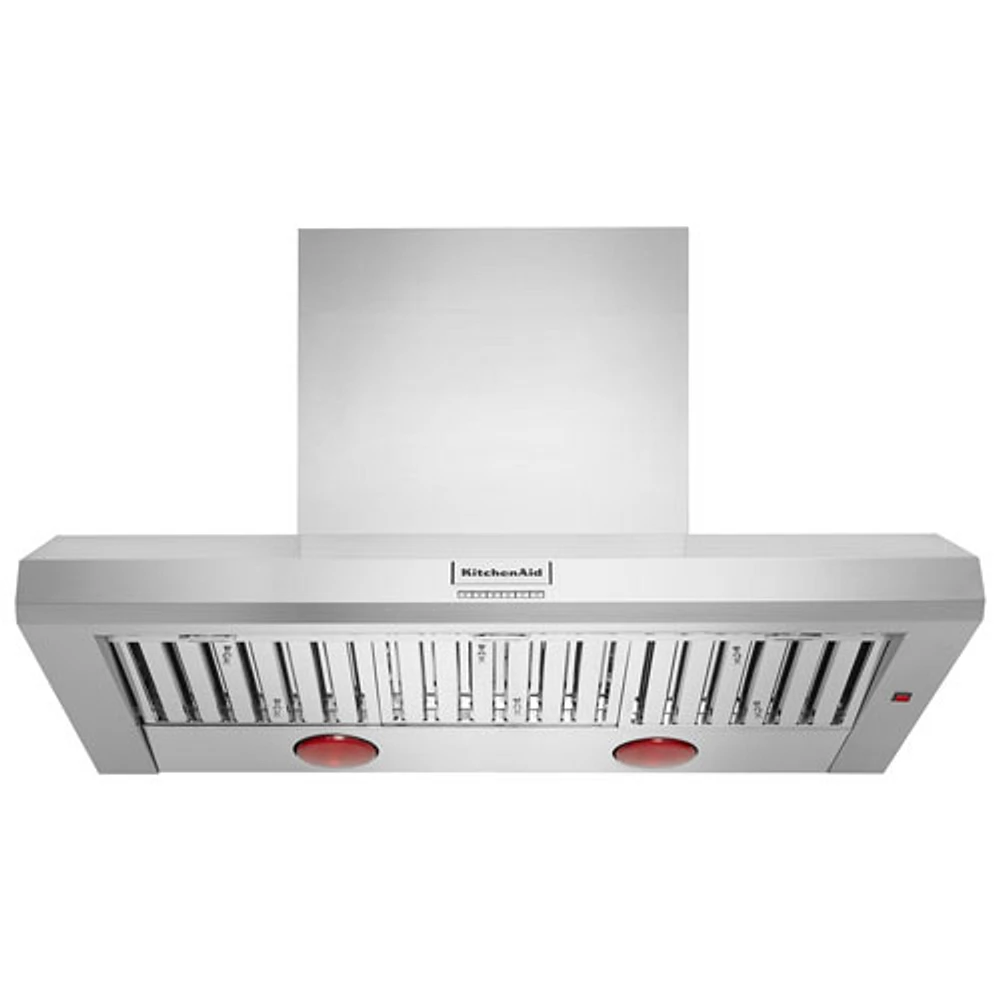 KitchenAid 48" Wall Mount Chimney Range Hood (KVWC958KSS) - Stainless Steel