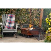 Sterling Oaks Boxite 26" Wood-Burning Fire Pit - Black