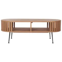 Henrich Modern Oval Coffee Table - Natural