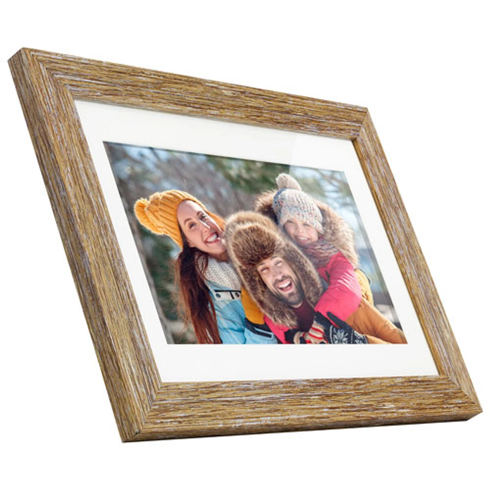 Aluratek 10" Wi-Fi Digital Photo Frame (ASHDPF10F) - Brown