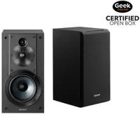 Open Box - Sony SS-CS5 100-Watt Bookshelf Speaker - Pair - Black