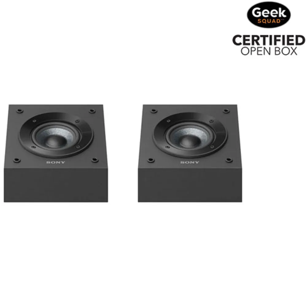 Open Box - Sony SS-CSE 100-Watt Dolby Atmos Speaker - Pair - Black