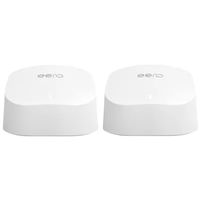 Eero 6 Whole Home Mesh Wi-Fi 6 System (B086PFYLFY) - 2 Pack