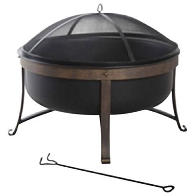 Sterling Oaks Santa Cruz Freestanding Wood-Burning Fire Pit