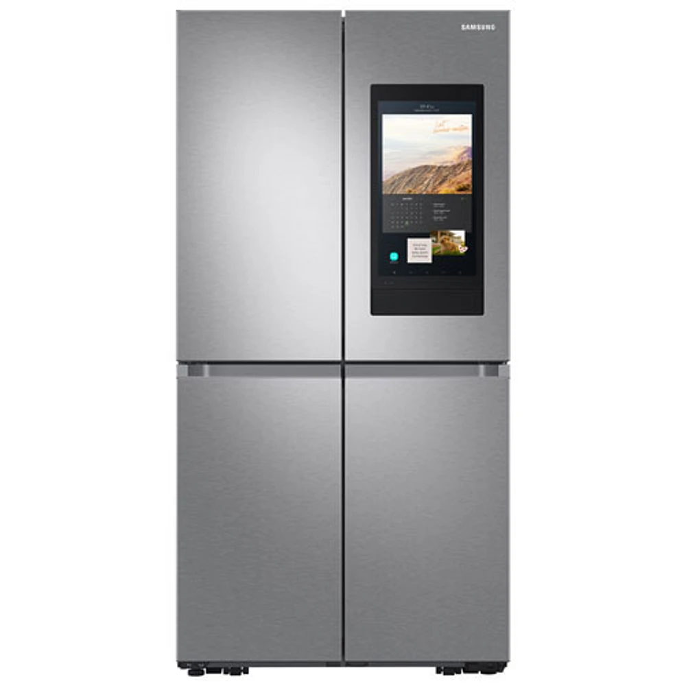 Réfrigérateur deux portes de 36 po Family Hub de Samsung (RF23A9771SR) - Inox - BO - Endommagé