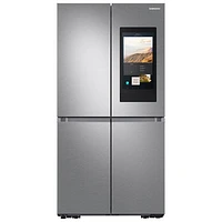 Réfrigérateur deux portes de 36 po Family Hub de Samsung (RF23A9771SR) - Inox - BO - Endommagé