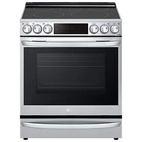 Cuisinière électrique encastrable conv./friture air 30 po de LG (LSEL6337F) - Inox - BO - Endommagé