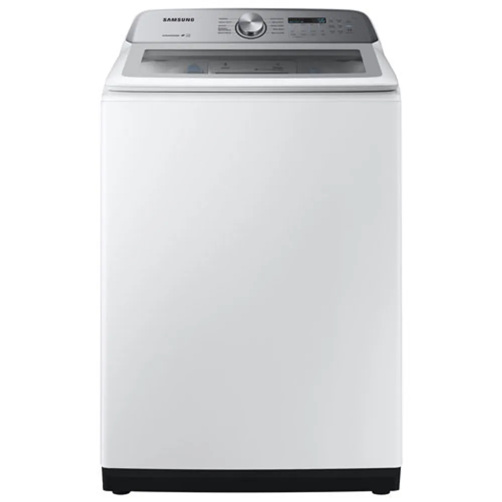 Samsung 5.8 Cu. Ft. HE Top Load Washer (WA50R5200AW) - White - Open Box - Scratch & Dent