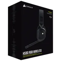 Corsair HS80 RGB Wireless Gaming Headset with Microphone - Carbon