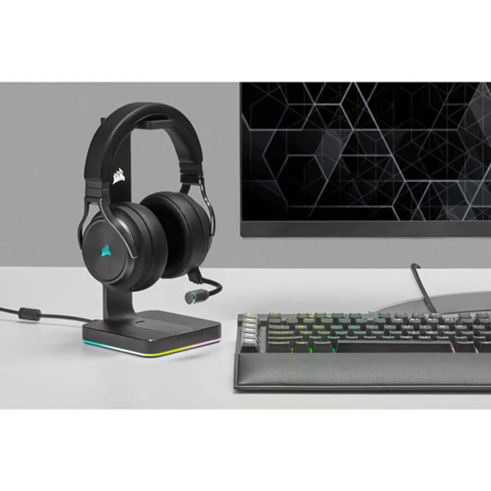 Corsair Virtuoso RGB Wireless XT Gaming Headset with Microphone - Slate