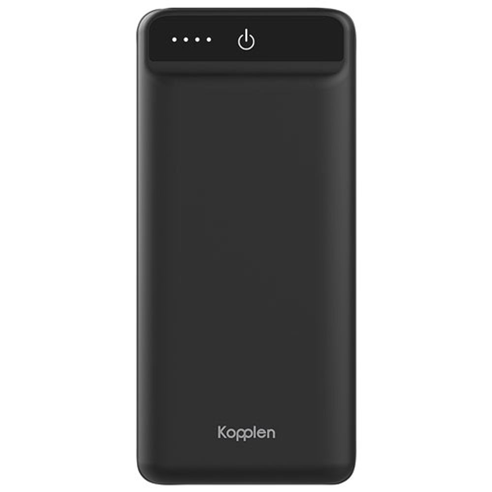 Kopplen Compact 20,000 mAh Dual USB Power Bank - Black