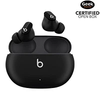 Boîte ouverte - Écouteurs boutons 100 % sans fil à suppression du bruit Studio Buds de Beats by Dr. Dre - Noir