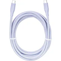 Insignia 3.0m (9.8 ft.) USB-C to USB-C Braided Cable (NS-MCCC10PR22-C) - Purple