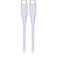 Insignia 1.5m (4.9 ft.) USB-C to USB-C Braided Cable (NS-MCCC5PR22-C) - Purple