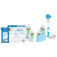 Dr Brown's Options+ Wide Neck Glass Baby Bottle Set