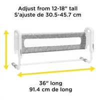 Safety 1st Top of Mattress Bed Rail - Morning Fog