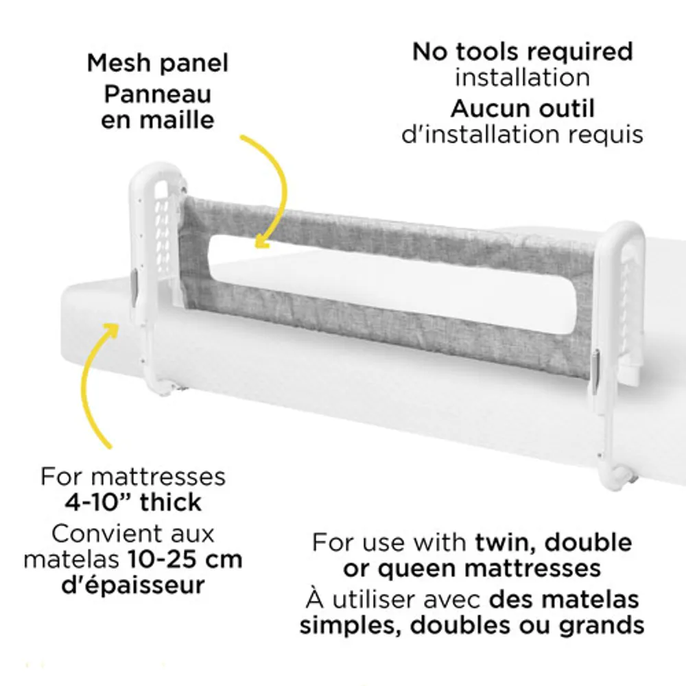 Safety 1st Top of Mattress Bed Rail - Morning Fog