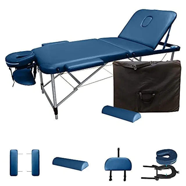 Bestmassage 73 inch Massage Bed Multipurpose Massage Table Spa Salon Facial Bed Adjustable Folding Massage Table Tattoo Chairs Salon Massage