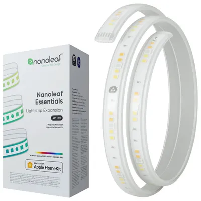 Nanoleaf Essentials 1m (3.3 ft.) Smart LED Lightstrip - Extension - White & Colour