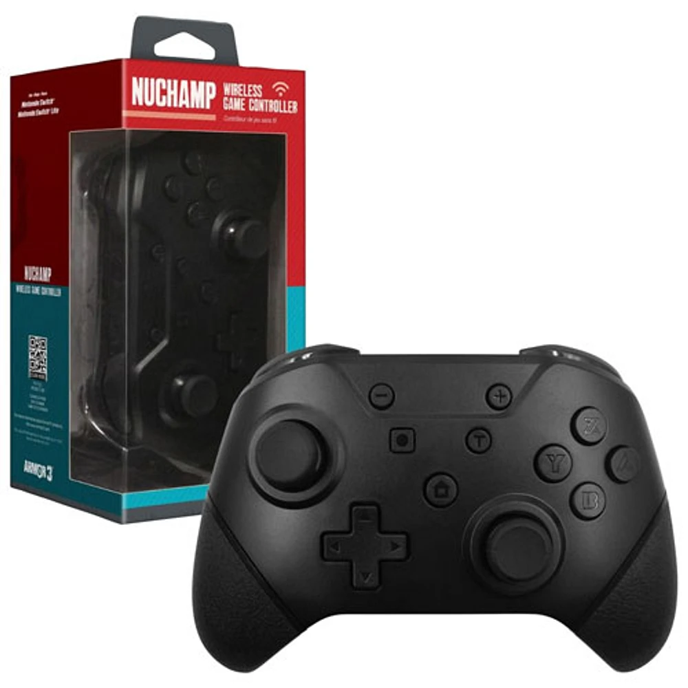 Manette sans fil Armor3 NuChamp de Hyperkin pour Switch/Switch Lite - Noir