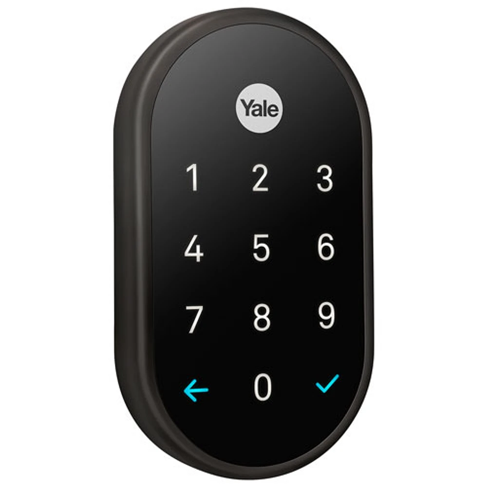 Google Nest x Yale Wi-Fi Smart Lock With Nest Connect - Black Suede