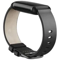 Fitbit Charge 5 Horween Leather Band - Large - Black