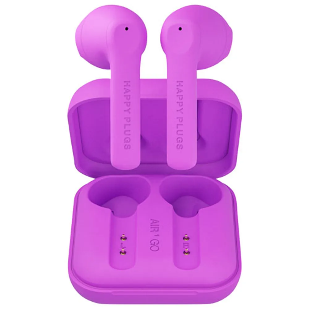 Happy Plugs Air1 Go In-Ear True Wireless Earbuds - Purple