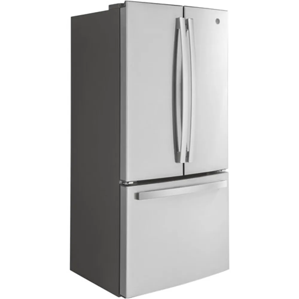 GE 33" 18.6 Cu. Ft. French Door Refrigerator with Water Dispenser (GWE19JYLFS) - Stainless Steel