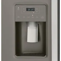 GE 33" 23 Cu. Ft. Side-By-Side Refrigerator with Water & Ice Dispenser (GSS23GMPES) - Slate