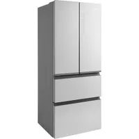 Haier 28" 14.5 Cu. Ft. 4-Door French Door Refrigerator (QJS15HYRFS) - Stainless Steel