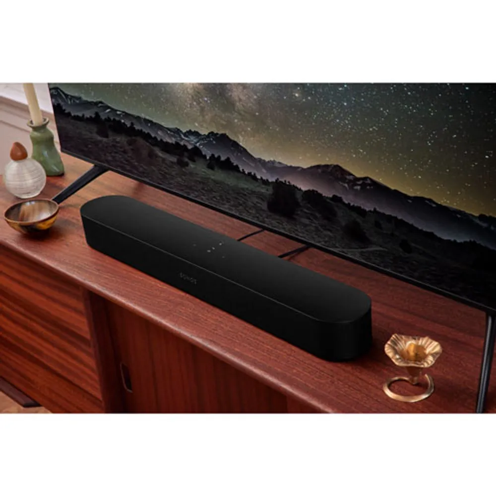 Sonos Beam (2nd Gen) Sound Bar with Amazon Alexa and Google Assistant Built-In