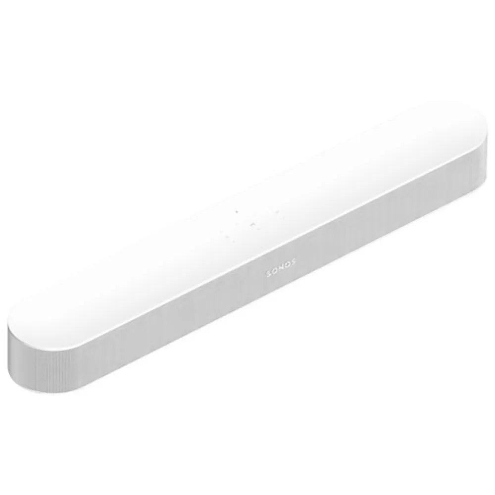 Sonos Beam (2nd Gen) Sound Bar with Amazon Alexa and Google Assistant Built-In - White