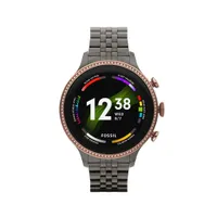 Montre intelligente de 42 mm de 6e génération avec moniteur de fréquence cardiaque Fossil - Bronze