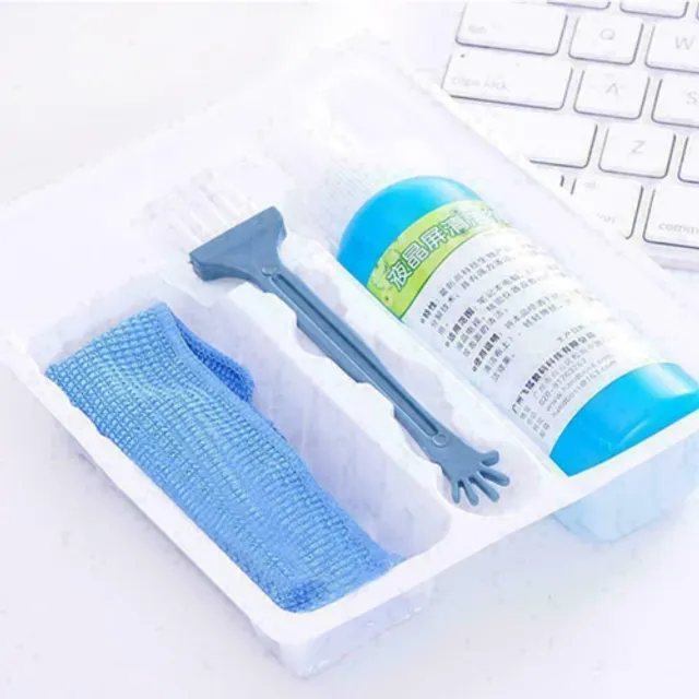 Camkix Keyboard Cleaning Kit 1x Mini Brush, 1x Cleaning Brush, 1x Keyboard Cap Remover, 1x Air Blower & 1x Cleaning Cloth Also for Laptops