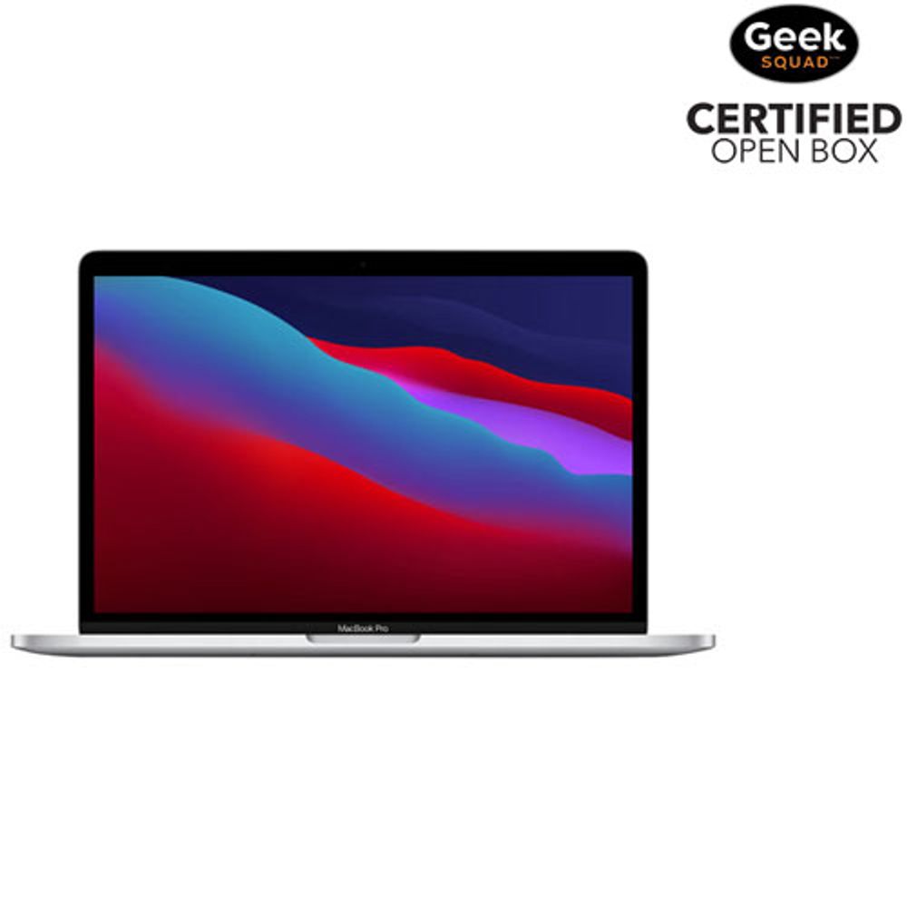 APPLE Open Box - Apple MacBook Pro 13.3 w/ Touch Bar (Fall 2020) - Silver  (Apple M1 / 512GB SSD / 8GB RAM) - Fr