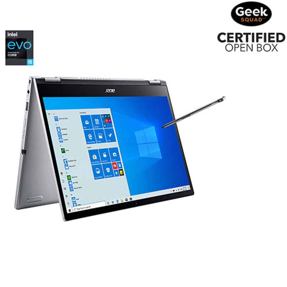 Open Box - Acer Spin 3 13.3" Touchscreen 2-in-1 Laptop - Silver (Intel Core i5-1135G7/512GB SSD/8GB RAM)